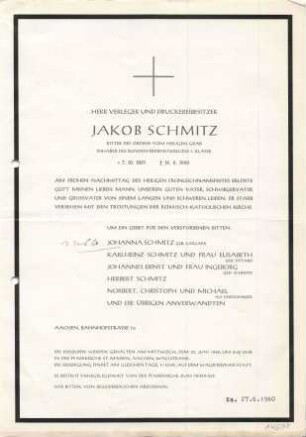 Schmitz, Jakob
