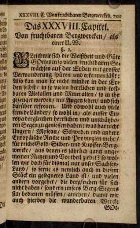 701-727, Das XXXVIII. Capitel.