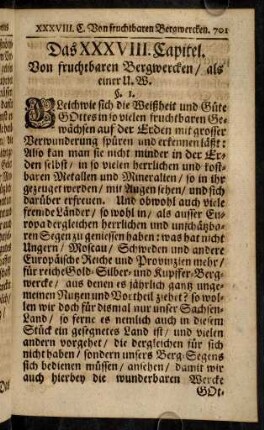 701-727, Das XXXVIII. Capitel.
