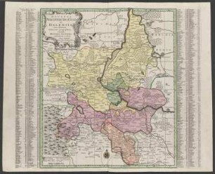 Landkarte des Herzogtums Magdeburg, der Anhaltischen Fürstentümer und des Saalkreises