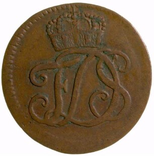 Münze, Pfennig, 1754