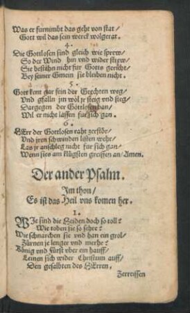 Der ander Psalm.