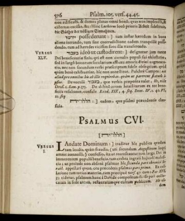 Psalmus CVI.