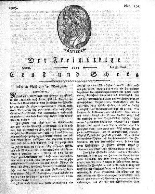 Nro. 108, Freitag, den 31. May 1805