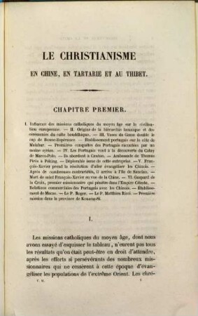 Le christianisme en Chine, en Tartarie et au Thibet, 2