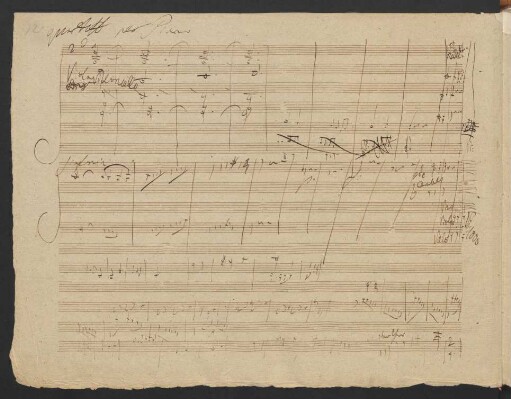 Quintette (inst.). Skizzen; vl (2), vla, vlc, pf; C-Dur