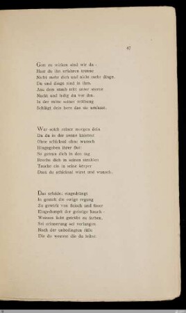 War solch reiner morgen dein