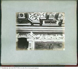 Rome sculptureTeilansicht der Innenausstattung der Sala delle quattro Stagioni (Rom, Palazzo Spada) - Rotes Album III (Grabmäler, antike Skulptur und Fragmente; 16. Jh.)