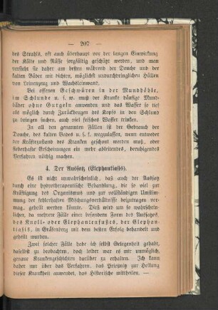 4. Der Aussatz (Elephantiasis).