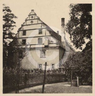Südgiebel des Schlosses Pohlwitz