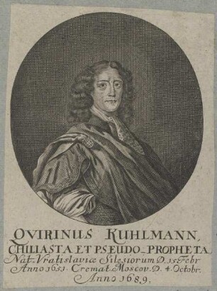 Bildnis des Qvirinus Kuhlmann