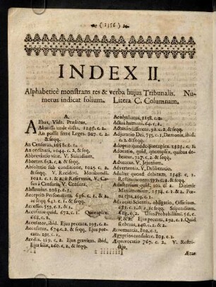 1356-1376, Index II
