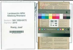 Entnazifizierung Josef Roerig , geb. 28.08.1919 (Kaufmann)