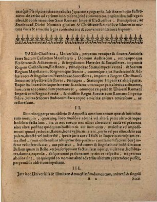 Collegium Publicum De Statu Rei Romanae : In Quo Justo Sinolt Cognom. Schützen ... Directore, & Praeside. Omnes Fere Quaestiones ... certis Disputationibus pertractae, ac ab Eruditissimis Iurium Candidatis in Collegio ad Lanum ventilatae sunt, 2. Omnes fere Quaestiones, quae de Civibus Imperii Mediate Subiectis, Camerae Imperiali, Austregis, Pace Religiosa & Publica, Pignorationibus, Litigiosa Posseßione, Mandatis, Continentia Causarum ... : Adiectus est in fine Index locupletißimus, nec non Instrumenta Pacis Caesareae Suecica & Gallica
