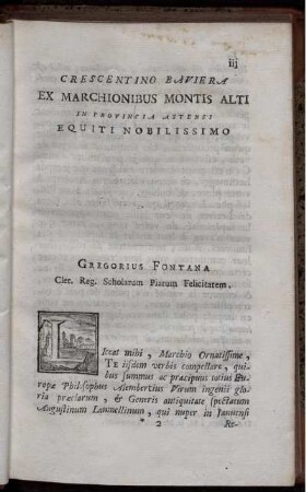 Crescentino baviera Ex marchionibus Montis Alti.