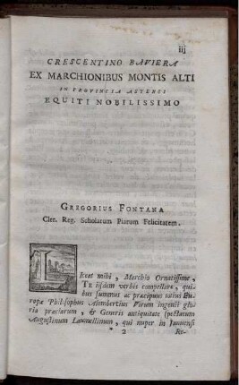 Crescentino baviera Ex marchionibus Montis Alti.