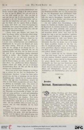 6: Dresden: Internat. Kunstausstellung 1901