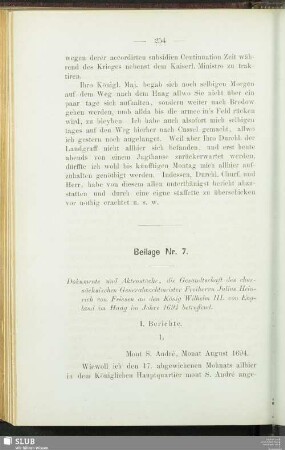 Beilage Nr. 7