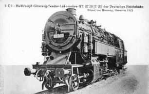 1E 1 Heißdampf-Güterzug-Tender-Lokomotive Gt. 57.19 (T 20) der Deutschen Reichsbahn