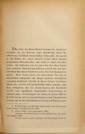 Anatomie einer Dermoidcyste des Eierstocks