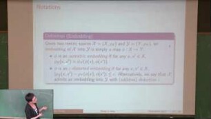 Metric denoise: Making it more friendly for topological computation