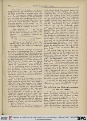 4: Die Arbeiten des Dekorationsmalers und des Lackierers