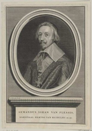 Bildnis des Kardinal Armandus Iohan van Plessis van Richelieu