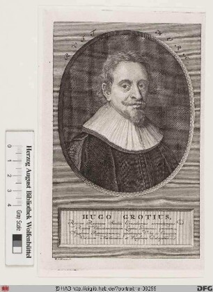 Bildnis Hugo Grotius (eig. Huig de Groot)