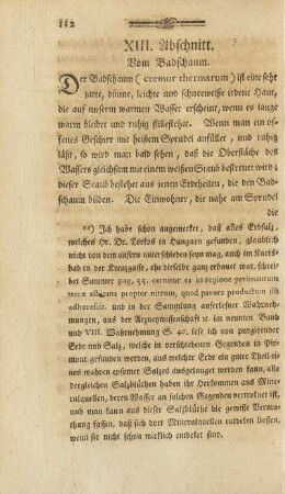 XIII. Abschnitt. Vom Badschaum