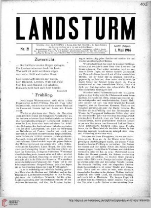 Hefte 28-30, Mai 1916