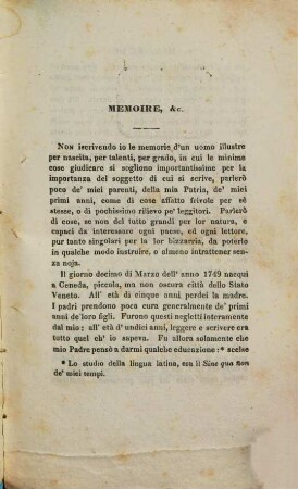 Memorie di Lorenzo DaPonte, da Ceneda : In tre volumi. 1,1