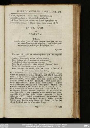 Epist. XVII. ad Scaevam.