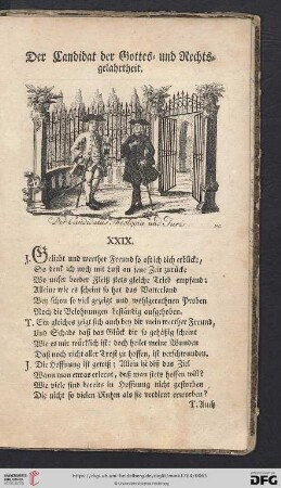 XXIX. Der Candidat der Gottes- und Rechtsgelahrtheit
