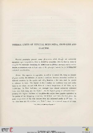 Thermal Limits of Physical Phenomena