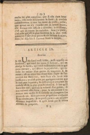 Article IX. Remédes