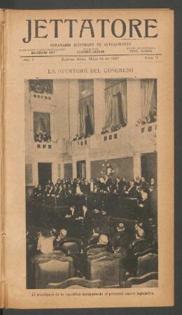 La apertura del congreso - [Fotografía]
