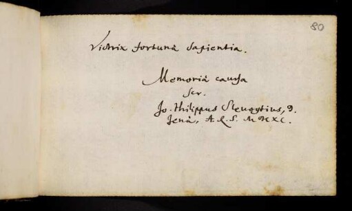 Slevogt, Johann Philipp. Jena, 1690.