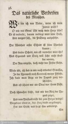 Das natürliche Verderben des Menschen