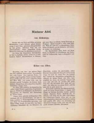 Niederer Adel.