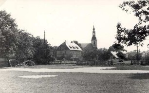 Teilansicht von Gaußig : Dźělny napohlad na Husku