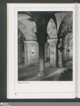 Dom zu Speyer. Krypta. Um 1030
