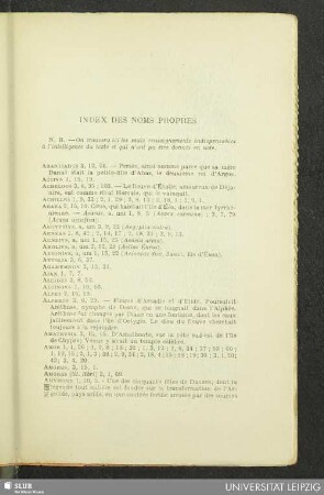 Index Des Noms Propres