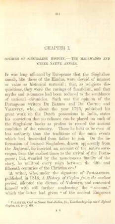Chapter I. Sources of Singhalese history