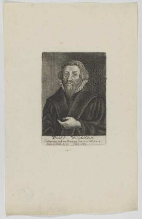 Bildnis des Wolff Waldman