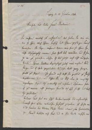 Brief an Clara Schumann : 15.01.1846