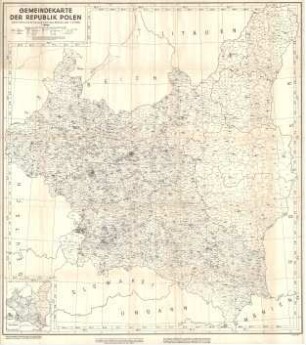 Gemeindekarte Republik Polen