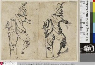 [Ein Edelmann, von hinten gesehen; 2e planche, sans trait carré (84 sur 57)]