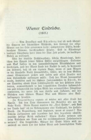 Wiener Eindrücke (1845)