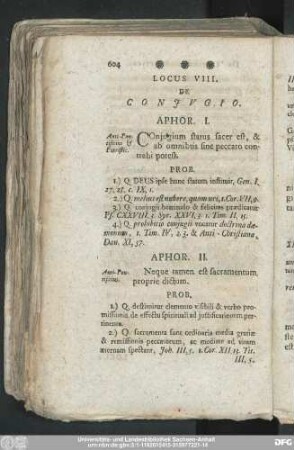 Locus VIII. Coniugio.