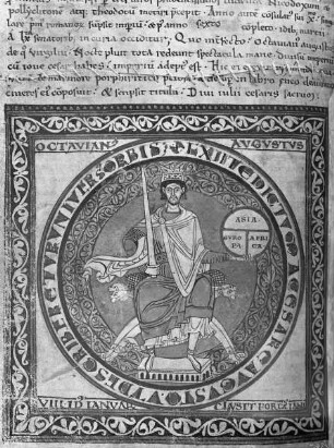 Liber Floridus Lamberti Canonici — Kaiser Augustus, Folio 138verso